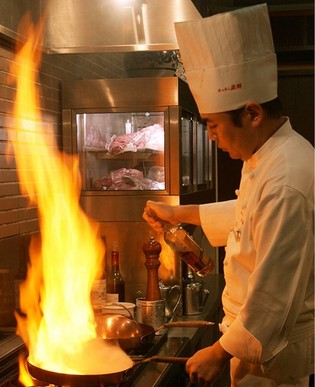 Steak House Kitchen Hida_Toshihisa Kawamoto