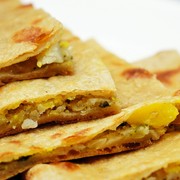 India Restaurant Tirupati_Assorted Parathas (whole wheat bread with filling)