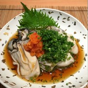 Japanese Restaurant Kisei_Raw oysters in vinegar