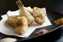 Japanese Restaurant Kisei_Deep fried fugu with two-color salt