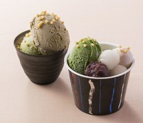 Japanese Restaurant Kisei_Please request Nanaya gelato (matcha, dashi, brown rice tea, roasted green tea) when making your reservation.