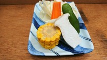 Aquatic Garden and Kyo Kaiseki Cuisine, Yakiniku, Nabe Cuisine - Isshin_Assorted grilled vegetables