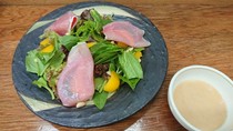 Aquatic Garden and Kyo Kaiseki Cuisine, Yakiniku, Nabe Cuisine - Isshin_Raw ham salad