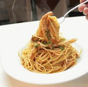 300B ONE_Snow crab in tomato sauce served with fresh linguine pasta