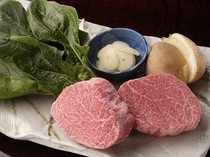 Steak&Wine ISHIZAKI_【数量有限】精选夏多布里昂 100g 配烤蔬菜