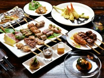 Yakitori Fukuzumi Main Store_Enjoy 14 skewers of your choice with the "Yakitori Roll Assortment Course"