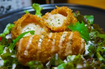 Oyaji Dining Shobu_Creamy shrimp croquette