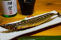 Oyaji Dining Shobu_So delicious! "Smoked Sanma"