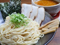 Temma Ramen    Ako Main branch_"Sesame Miso Tsukemen" - a perfect combination of thick, chewy noodles and spicy soup