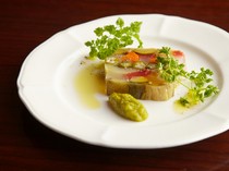 Uru_Jellied vegetable terrine.