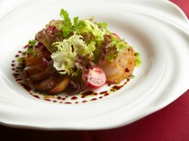 RISTORANTE Misato_"Smoked scallop carpaccio"