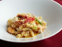 RISTORANTE Misato_"Fusilli with conger eel and Manganji peppers, seasoned breadcrumbs"