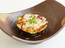 Ginnan_Eggplant and cheese dengaku