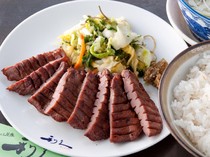 Gyutan Sumiyaki Rikyu Matsushima_Beef tongue set meal.