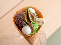 Tsujiri Cafe_"Tsujiri Soft Kyo Parfait" is a masterpiece packed with Japanese elements