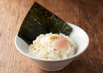 Hakata Ippudo_Rice topped with a soft-boiled egg