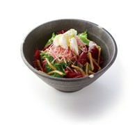 Mentai-ryori Hakata Shobo-an_Seasonal vegetable salad with special dressing