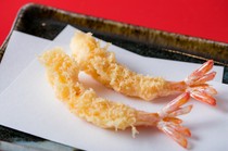 Ginza Tenichi_A special dish that can only be served at a tempura specialty store: "Saimaki Shrimp (Kuruma Shrimp)"