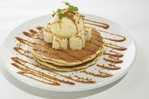 Campbell Early_Banana caramel pancakes