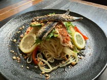 37 PASTA_Linguine with sardines, cod roe, lemon and fish sauce peperoncino