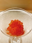  "Small bowl of salmon roe" made with fresh salmon roe 