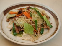 Jinroku_Stir-fried vegetables with salt