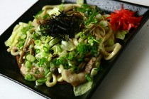 Jinroku_Grilled mushroom udon