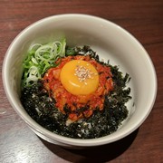 Sumibi Yakiniku Tsunku_Changja egg rice