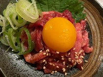 Sumibi Yakiniku Tsunku_"Wagyu Yukhoe" - Captivating with the natural deliciousness of meat