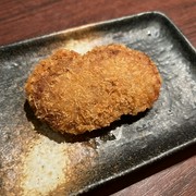 Sumibi Yakiniku Tsunku_Minced meat cutlet