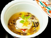 Kurubushi_Seasonal steamed dish - The deliciousness and nourishment of seasonal ingredients will melt your heart.