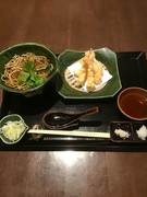 Handmade Soba Makino_Shrimp tempura and soba noodles