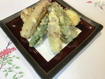 Handmade Soba Makino_Assorted vegetable tempura