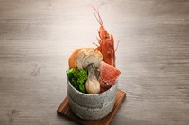 Sendai Bar MUSUBI_Steamed seafood - Ichinokura style -