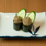 Tenma Sakaba Sushikin_Crab miso cucumber