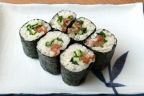 Tenma Sakaba Sushikin_Plum and shiso rolls