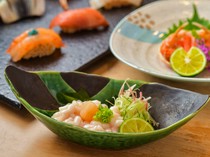 Sushi Urayama Meieki_For a business evening where you want to deepen your friendship, Kurobe is the place to enjoy the taste of seasonal Hokuriku ingredients.