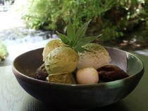  Kibune Riverside Restaurant Matcha Parfait 