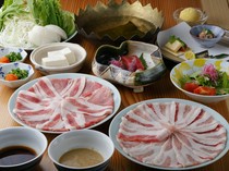 Ginza Mochifuji_Highly Satisfying! Shabu-shabu Course - Enjoy the luxury of a total of 7 items to your heart's content.