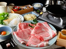 Ginza Wagyu Lab_"A5 Sendai Beef" Rib Loin Sukiyaki "Special Set"