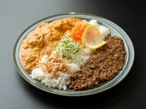 ZAO stand MY_Compare butter chicken and lamb keema! "Mixed Curry"