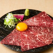 Zenseki Koshitsu Izakaya Kyushu Wasyoku HASSHU Nakasu Branch_[Beef] Seared carefully selected Wagyu beef