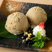 Zenseki Koshitsu Izakaya Kyushu Washoku HASSHU Nakasu Branch_Hojicha Ice Cream