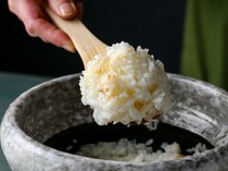 Okome to Wagyu Nakatake_Rice - Carefully cooked and aromatic.