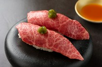 Matsunaga Wagyu Yakiniku Gion Kujyo_"Matsunaga Wagyu Beef Sushi"