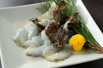 Matsunaga Wagyu Yakiniku Gion Kujyo_Salt-grilled shrimp