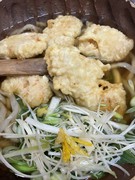  Local chicken tempura udon 