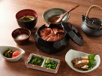 Wagyu Seihousya_Kumamoto Wagyu beef: Akagyu Hitsumabushi and sesame mackerel set meal