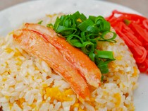 Sapporo Tsukemen Sapporo Ramen Furaido_Half Crab Fried Rice - Northern bounty will make you smile with its delicious taste.