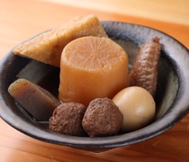 Nishiazabu Maruoro_Oden  (various kinds) - Enjoy the authentic flavors of each ingredient, with the aroma of dashi broth.